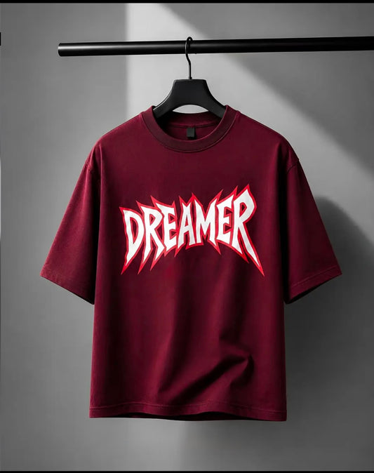 Dreamer Graphic Premium Cotton Casual T-Shirt