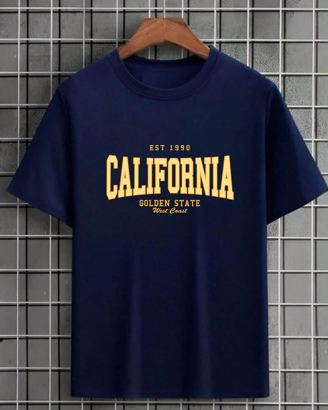California Vintage Graphic Pure Cotton T-Shirt