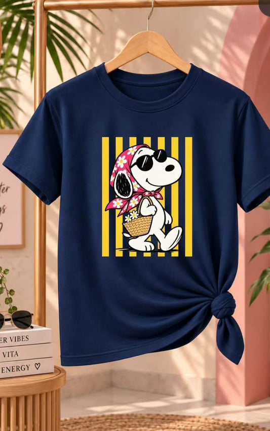 Snoopy Beach Vibes Graphic T-Shirt
