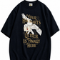 Hogwarts letter graphic oversize tee