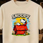 Snoopy Relaxing Graphic Cotton T-Shirt