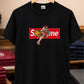 Supreme Hoops Graphic Cotton T-Shirt