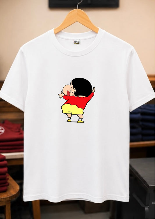 Shinchan Back Print Graphic T-Shirt