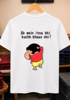 Shinchan Back Print Graphic T-Shirt