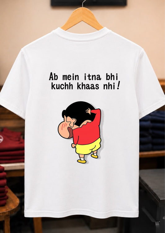 Shinchan Back Print Graphic T-Shirt
