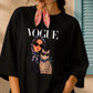 Fashion Girl Graphic Oversized T-Shirt | 100% Pure Cotton