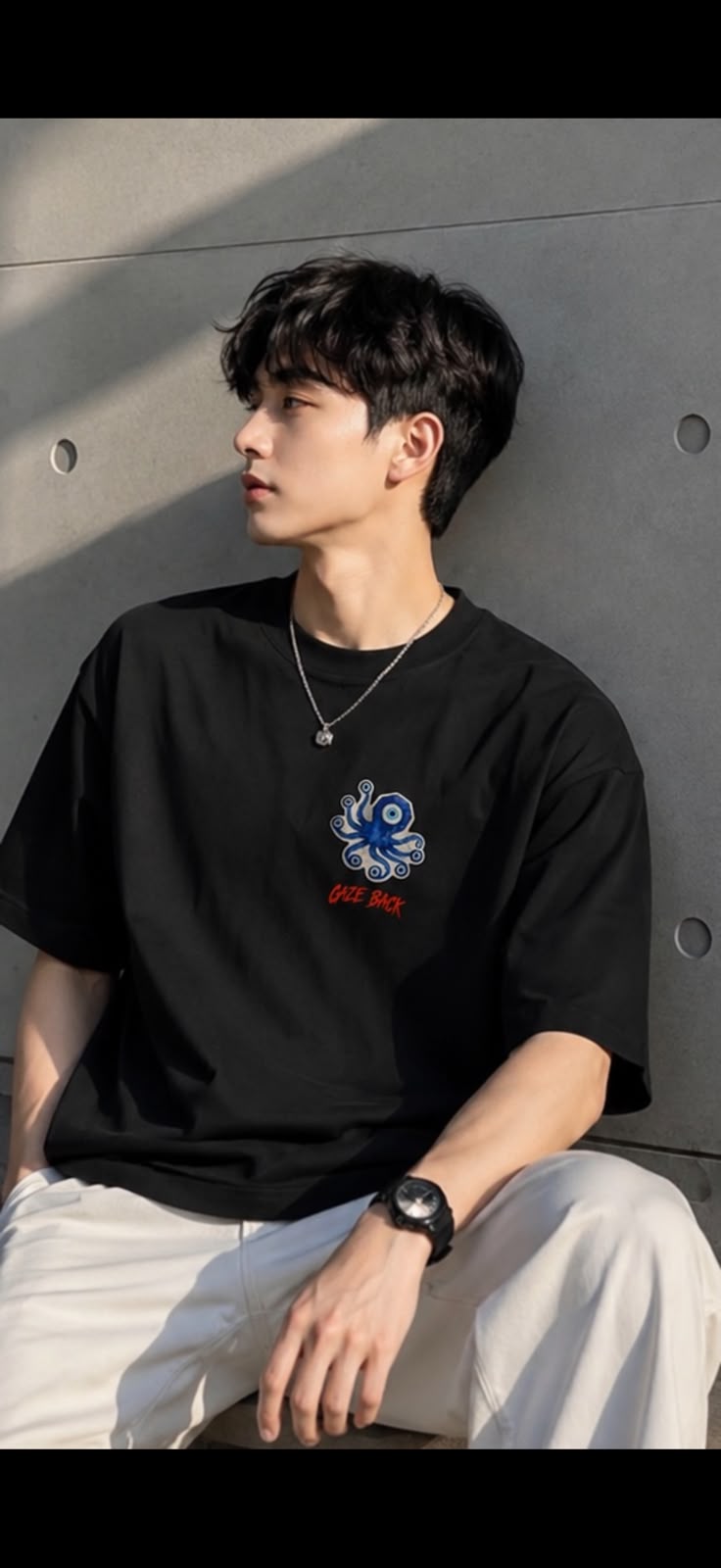 Gaze Back Evil Eye Oversize Tshirt