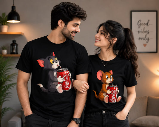 Sip Together – Tom & Jerry Couple Tee