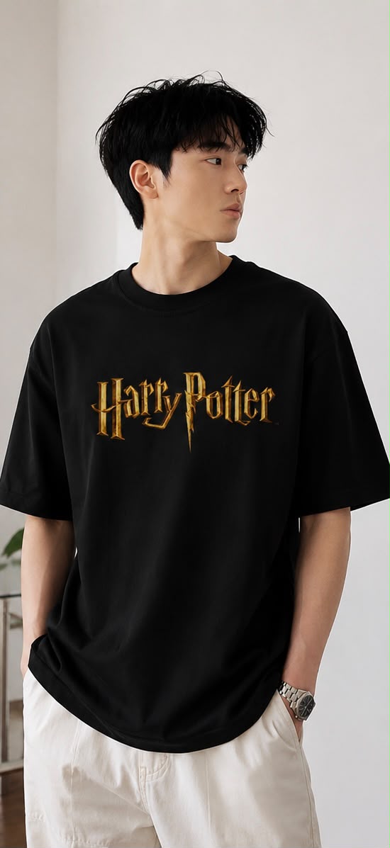 Harry Potter Deathly Hallows Oversized T-Shirt