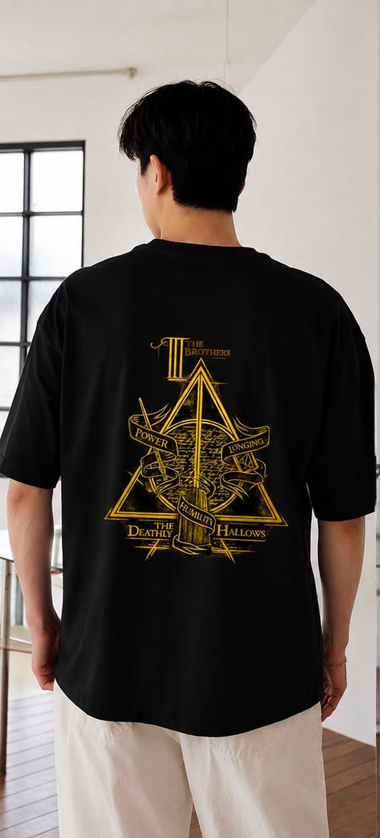 Harry Potter Deathly Hallows Oversized T-Shirt