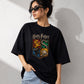 Harry Potter Hogwarts Crest Oversized T-Shirt