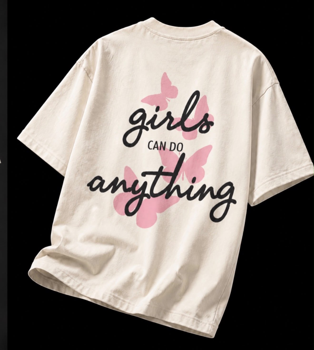 Butterfly Girls Can Do Anything Tshirt