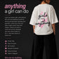 Butterfly Girls Can Do Anything Tshirt