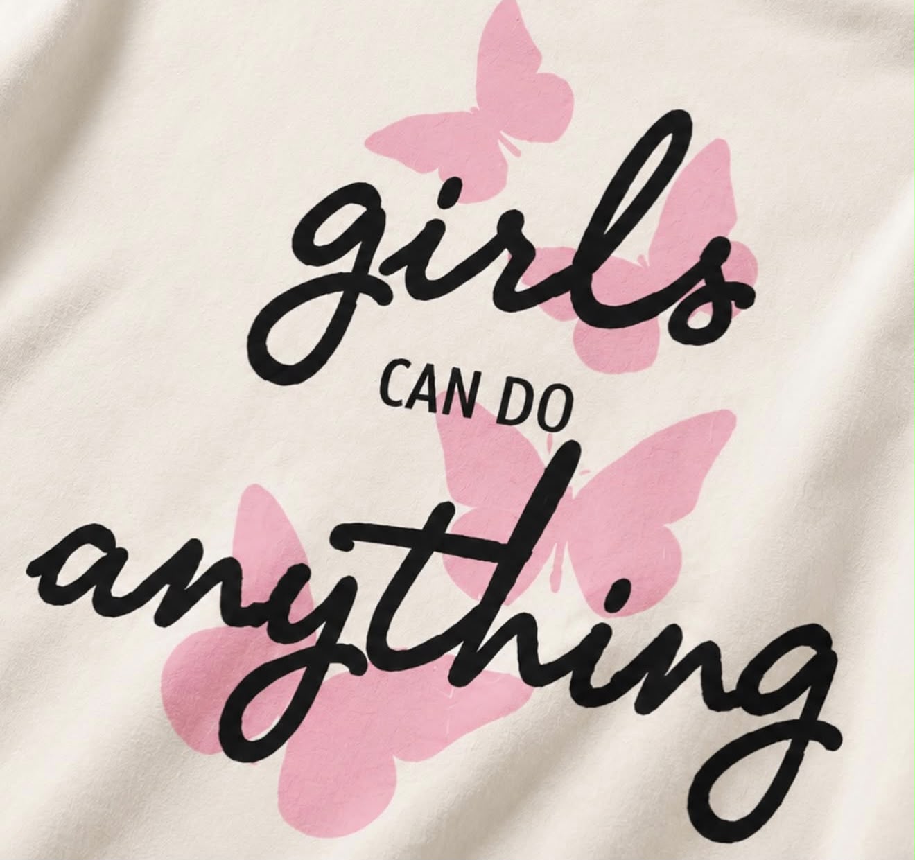 Butterfly Girls Can Do Anything Tshirt