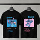 Cute Stitch Friendship Graphic Cotton T-Shirt