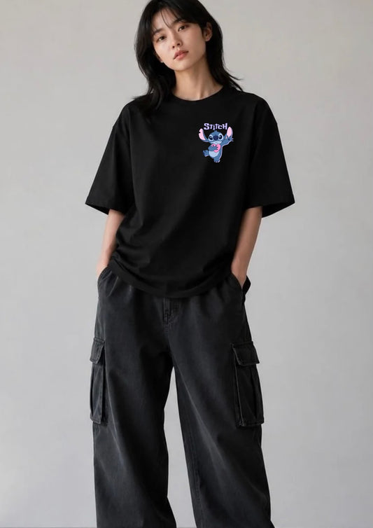 Cute Stitch Aesthetic Graphic T-Shirt
