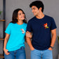 Cute Bunny & Fox Couple T-Shirt Set