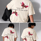 Someone Loves You Back Print Oversized T-Shirt
