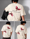 Someone Loves You Back Print Oversized T-Shirt