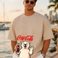 Cute Polar Bear Soft Coca Cola Graphic Tee