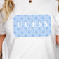 GUESS Signature Logo Graphic T-Shirt