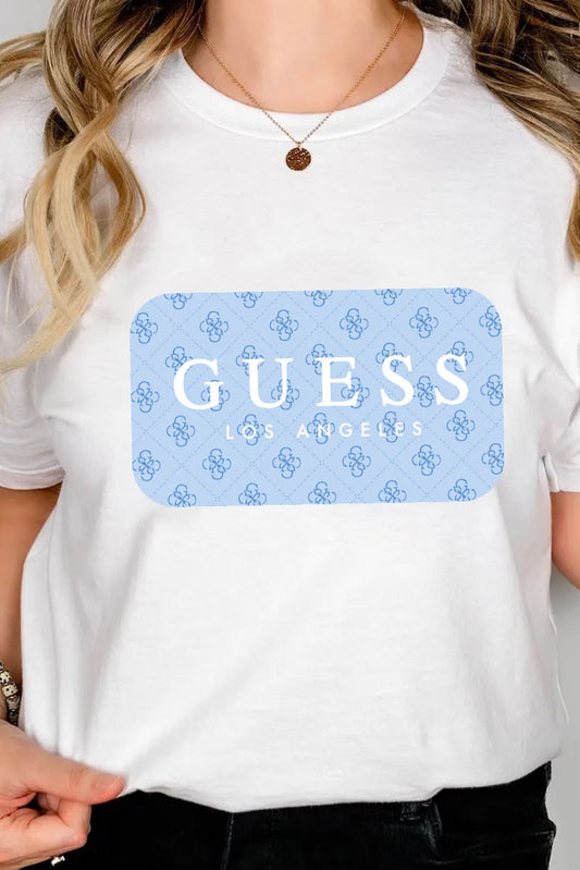 GUESS Signature Logo Graphic T-Shirt
