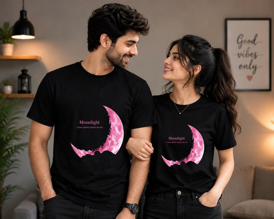 Moonlight Matching Couple T-Shirt Set