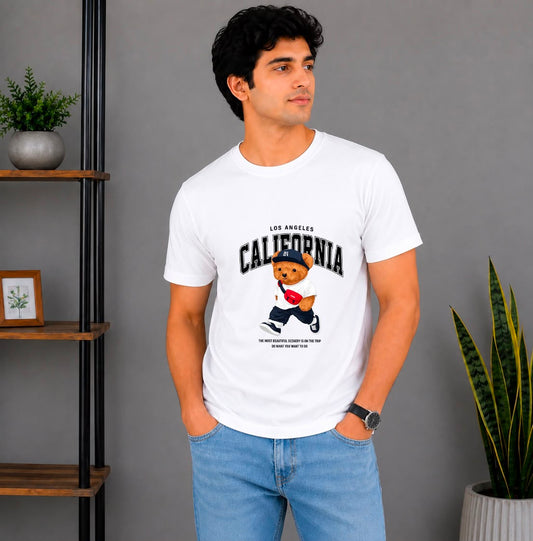 Los Angeles California Bear Premium Cotton Tee