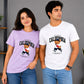 California Teddy Bear Matching Couple T-Shirt Set