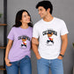 California Teddy Bear Matching Couple T-Shirt Set