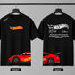 Hot Wheels Racing Back Print Premium Cotton T-Shirt