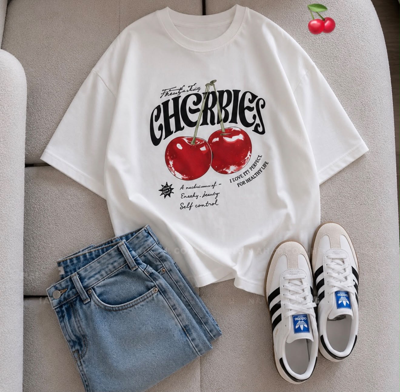 Cherry Bliss Graphic Tee 🍒