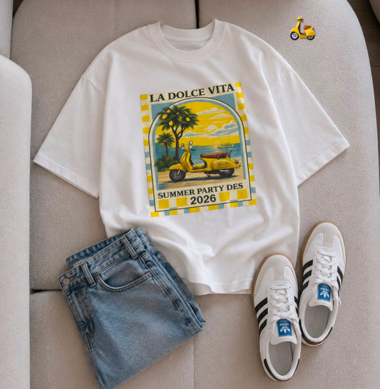 La Dolce Vita Graphic Tee 🌴🛵