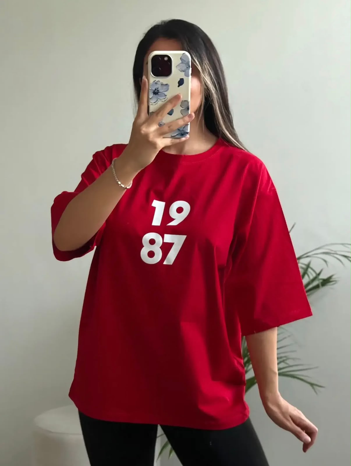 1987 Minimal Graphic Printed T-Shirt
