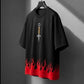 Kunai Blade Anime Streetwear Premium Cotton T-Shirt