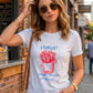 Extra Fries Over Exercise – Graphic T-Shirt for Food Lovers