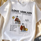 Love You, Sis – Personalized Raksha Bandhan T-Shirt