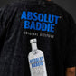 Acid Wash Cotton T-Shirt with Back Graphic Print