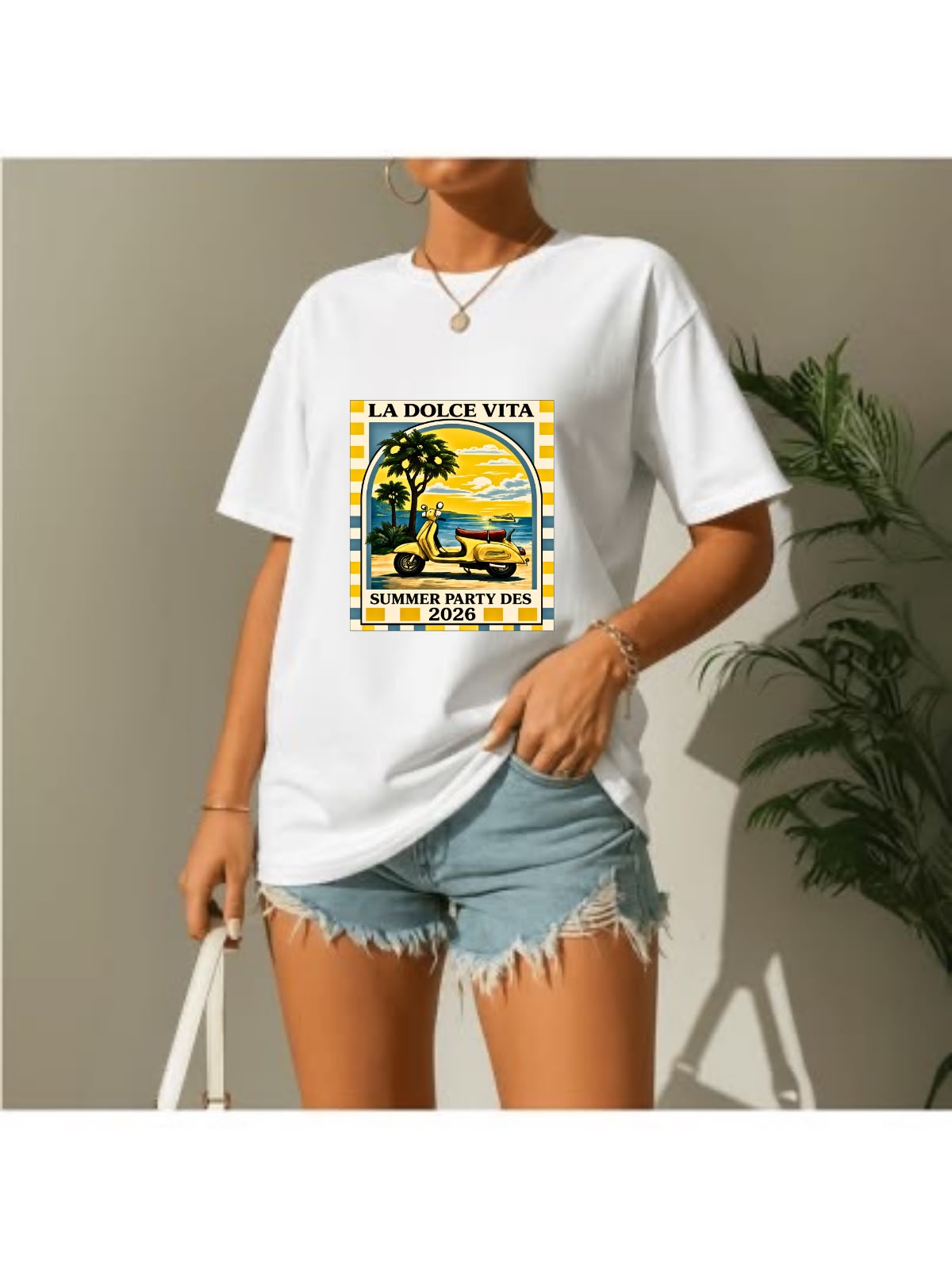 La Dolce Vita Graphic Tee 🌴🛵