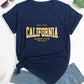 California Vintage Graphic Pure Cotton T-Shirt