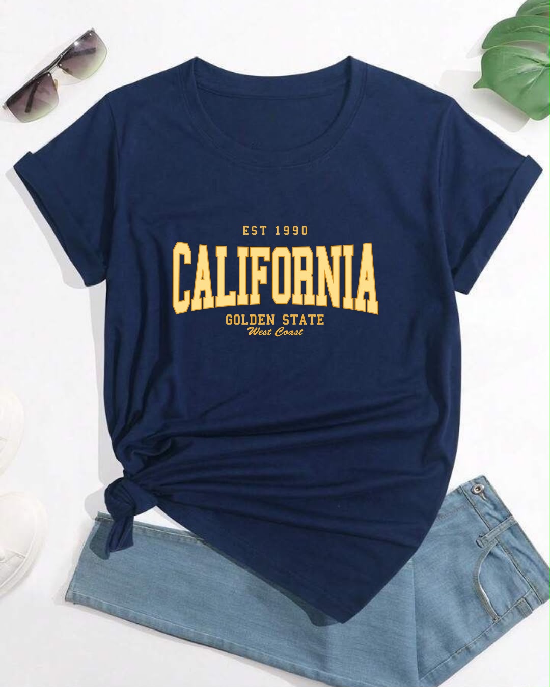 California Vintage Graphic Pure Cotton T-Shirt