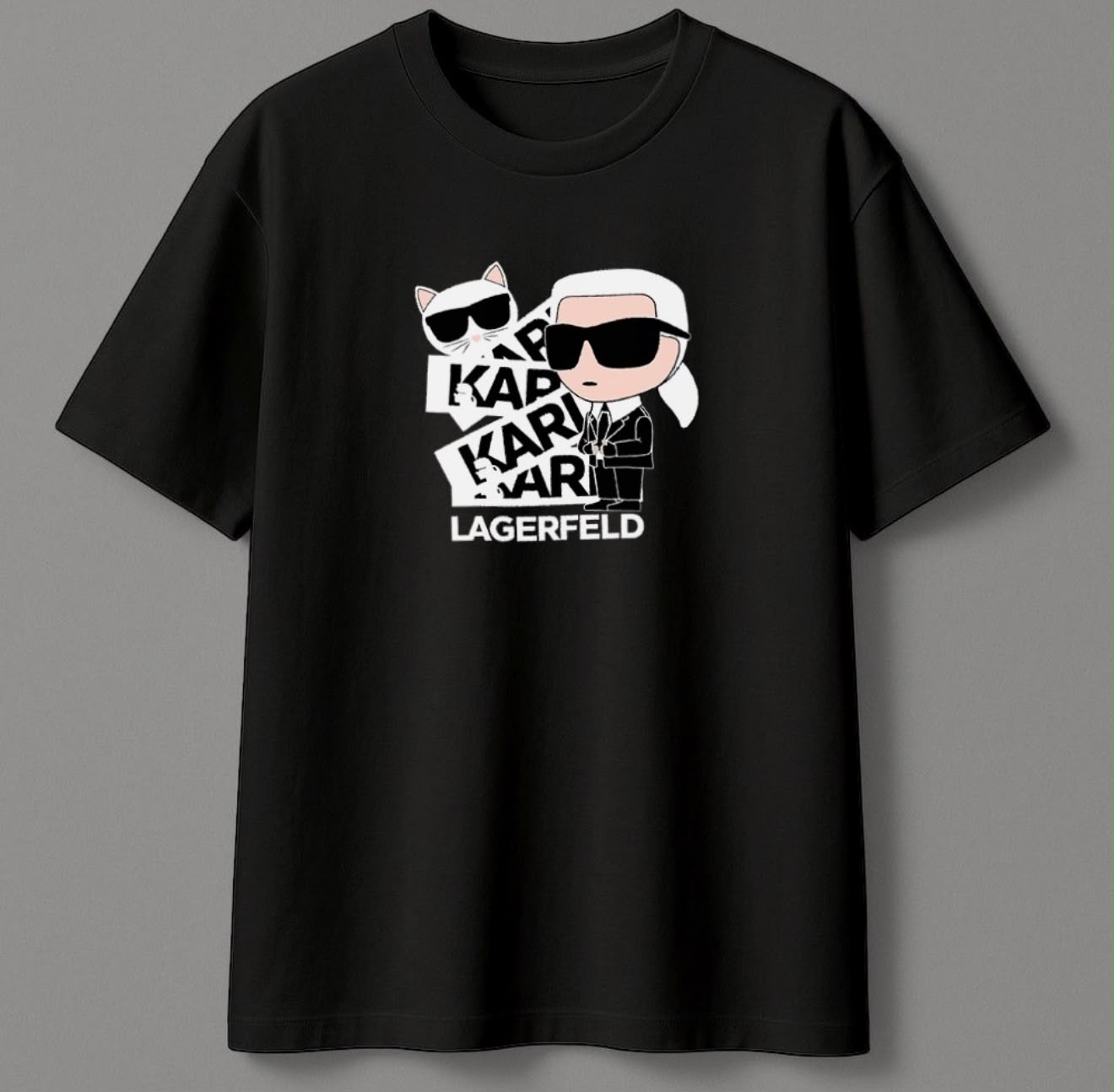 Premium Karl Lagerfeld Graphic Tee for Women