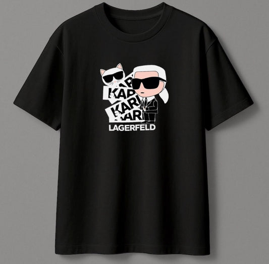 Premium Karl Lagerfeld Graphic Tee for Women