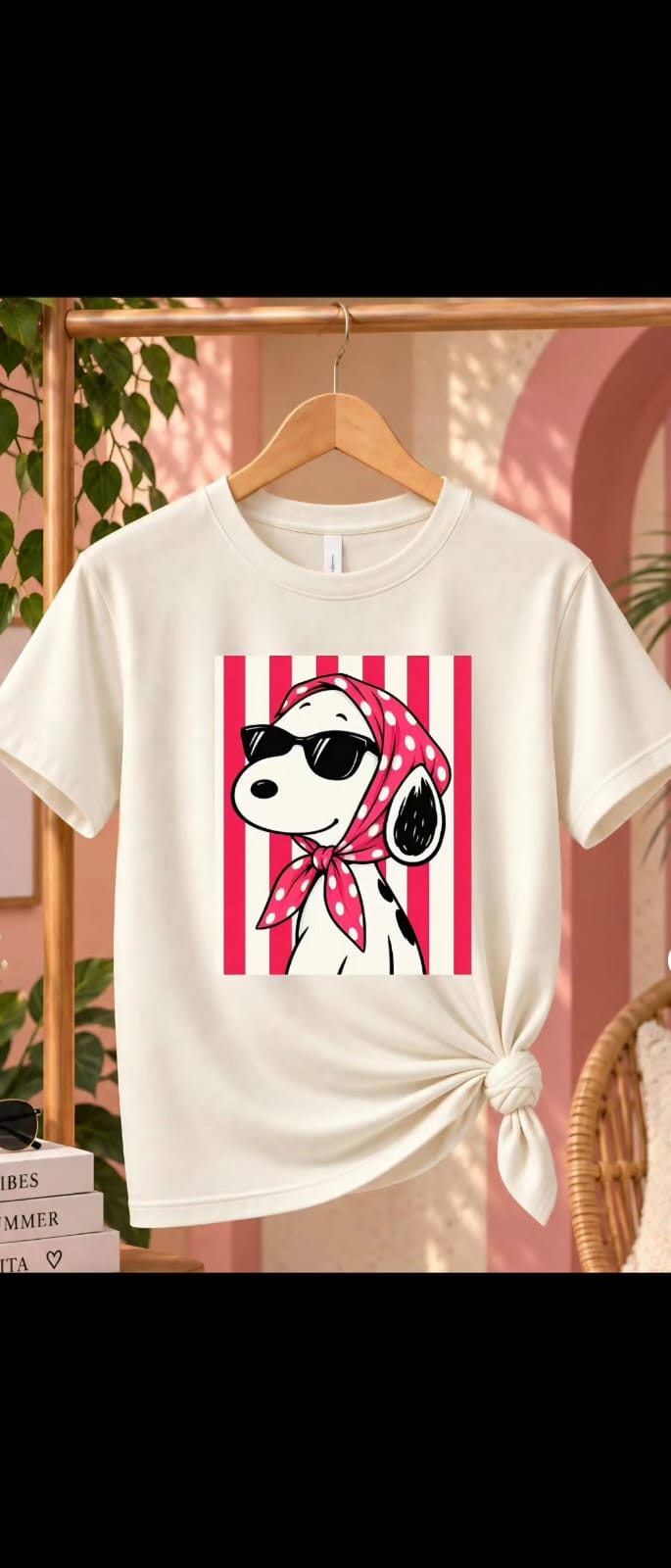 Snoopy Beach Vibes Graphic T-Shirt