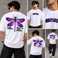Purple Dragonfly Attitude Graphic Tee