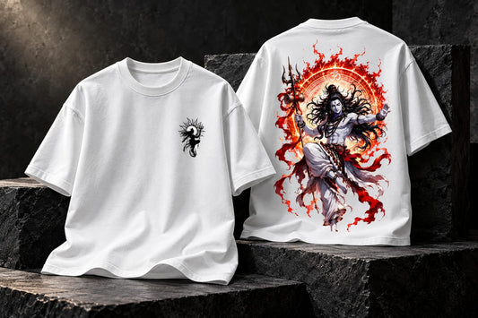 Mahadev Cosmic Power Graphic Tee