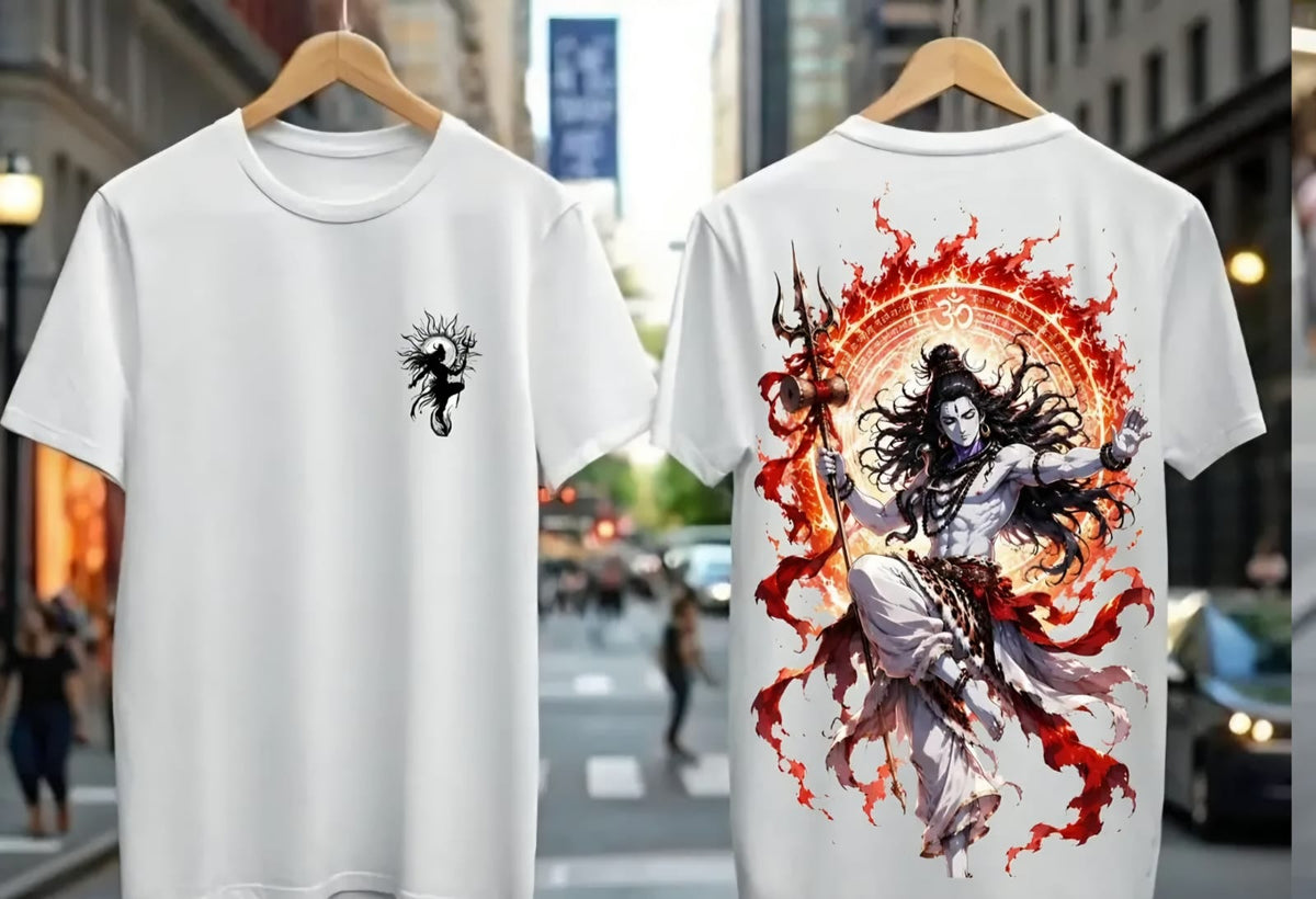 Mahadev Cosmic Power Graphic Tee