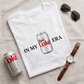 Minimal Aesthetic Diet Coke Print Cotton T-Shirt